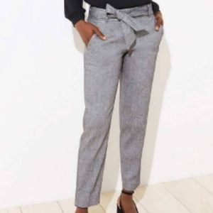 Dressy Heather Gray Julie Slim Loft Pants NWT